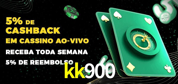 Promoções do cassino ao Vivo kk900